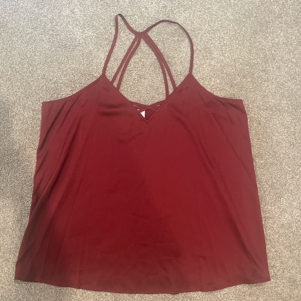 No Boundaries Burgundy Camisole Top